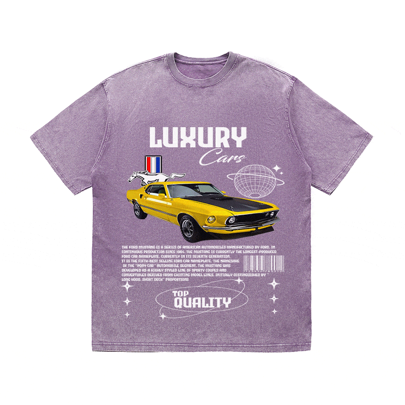 RDMCLOTHINGART tapestry hoodie MUSTANG HEAVY WEIGHT COTTON TEE-9109