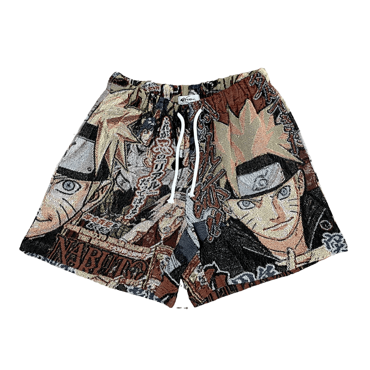 N TAPESTRY SHORTS - RDMCLOTHINGART
