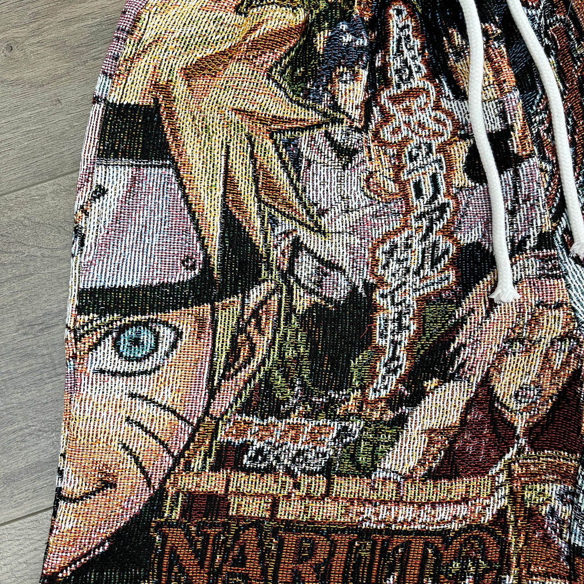 N TAPESTRY SHORTS - RDMCLOTHINGART