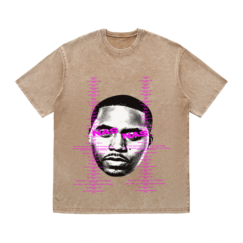 RDMCLOTHINGART tapestry hoodie NAS HEAVY WEIGHT COTTON TEE-8940