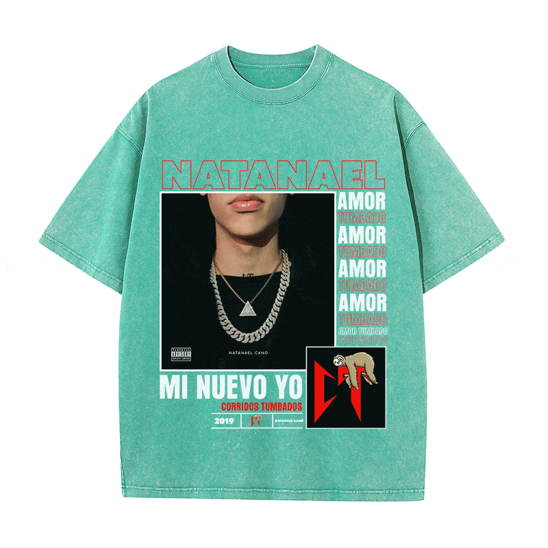 RDMCLOTHINGART tapestry hoodie NATANAEL CANO 2 HEAVY WEIGHT COTTON TEE-9009