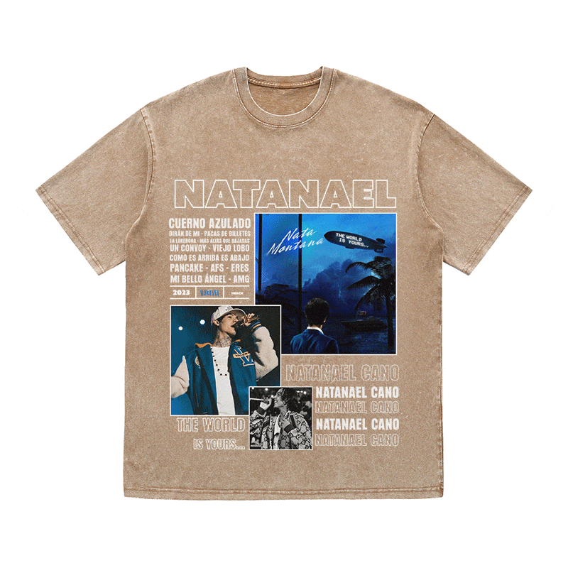 RDMCLOTHINGART tapestry hoodie NATANAEL CANO HEAVY WEIGHT COTTON TEE-9010