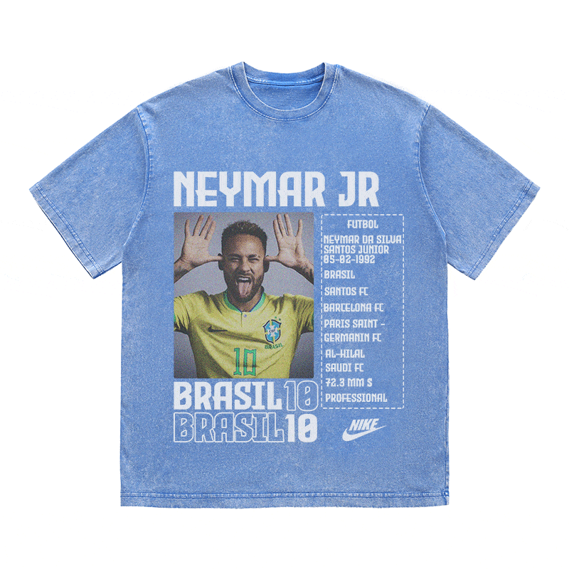 RDMCLOTHINGART tapestry hoodie NEYMAR HEAVY WEIGHT COTTON TEE-8824