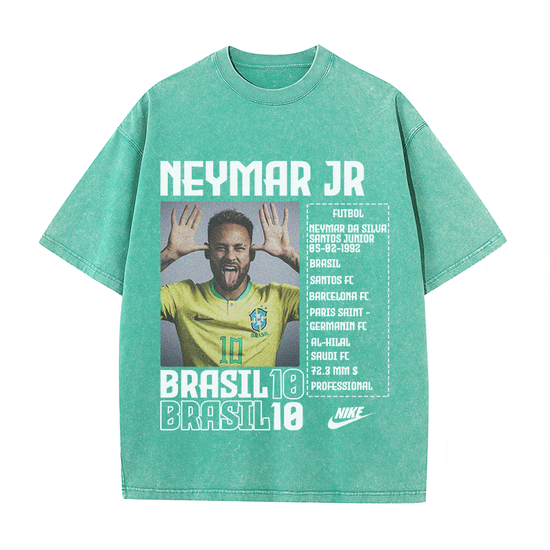 RDMCLOTHINGART tapestry hoodie NEYMAR HEAVY WEIGHT COTTON TEE-8824