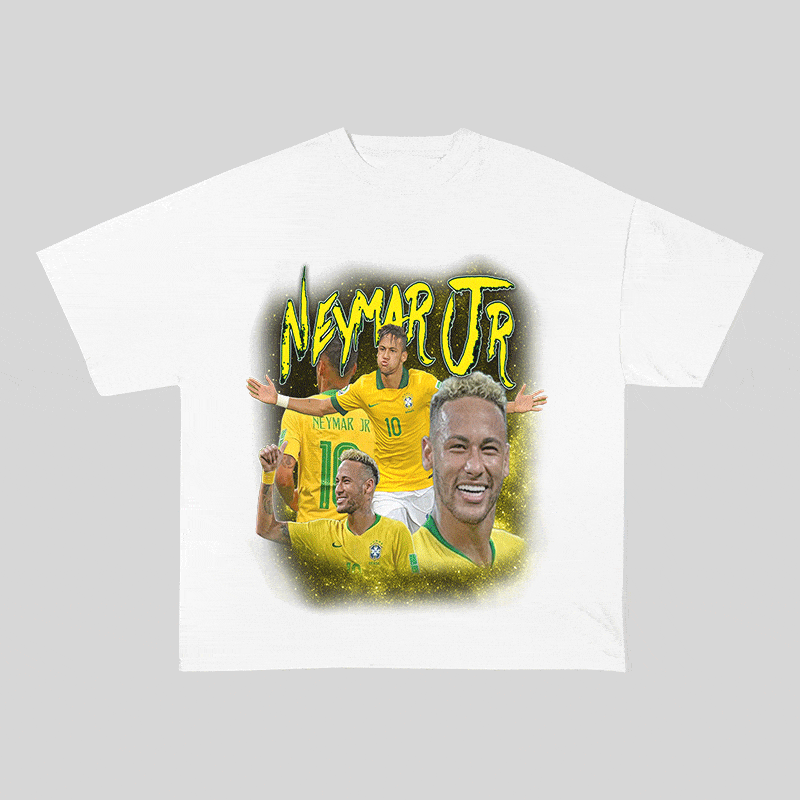 RDMCLOTHINGART tapestry hoodie NEYMAR JR HEAVY WEIGHT COTTON TEE-9167
