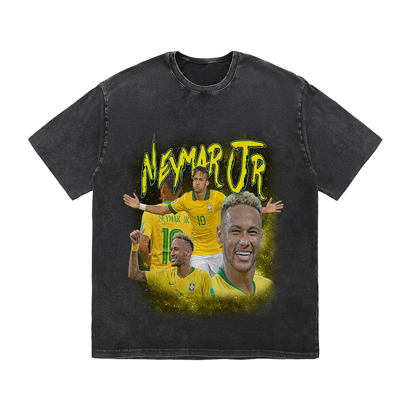 RDMCLOTHINGART tapestry hoodie NEYMAR JR HEAVY WEIGHT COTTON TEE-9167
