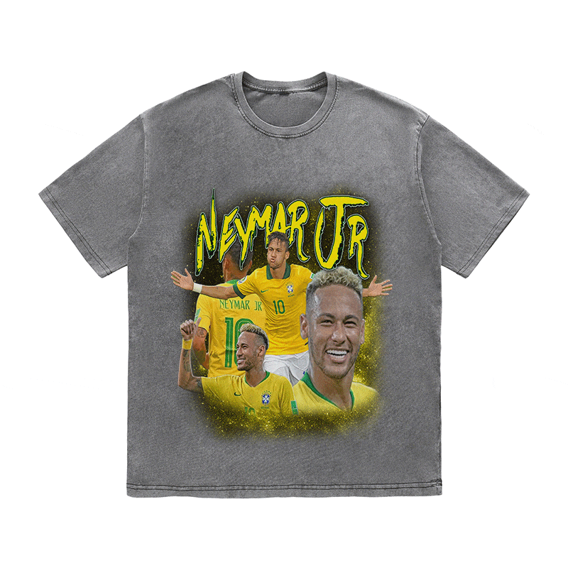 RDMCLOTHINGART tapestry hoodie NEYMAR JR HEAVY WEIGHT COTTON TEE-9167