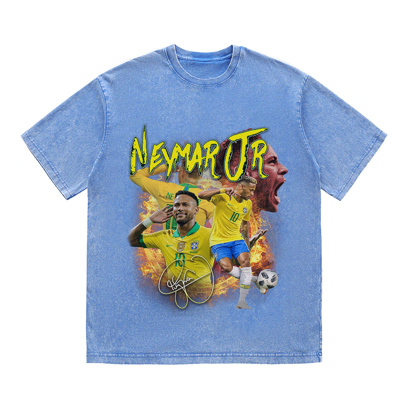 RDMCLOTHINGART tapestry hoodie NEYMAR JR HEAVY WEIGHT COTTON TEE-9168