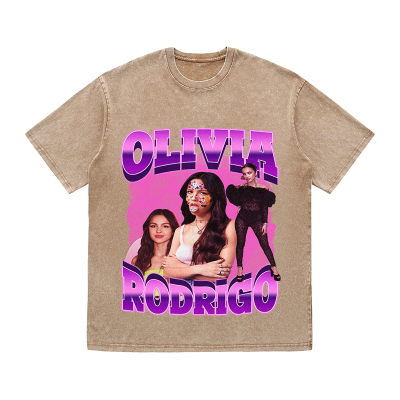 RDMCLOTHINGART tapestry hoodie OLIVIA HEAVY WEIGHT COTTON TEE-9134