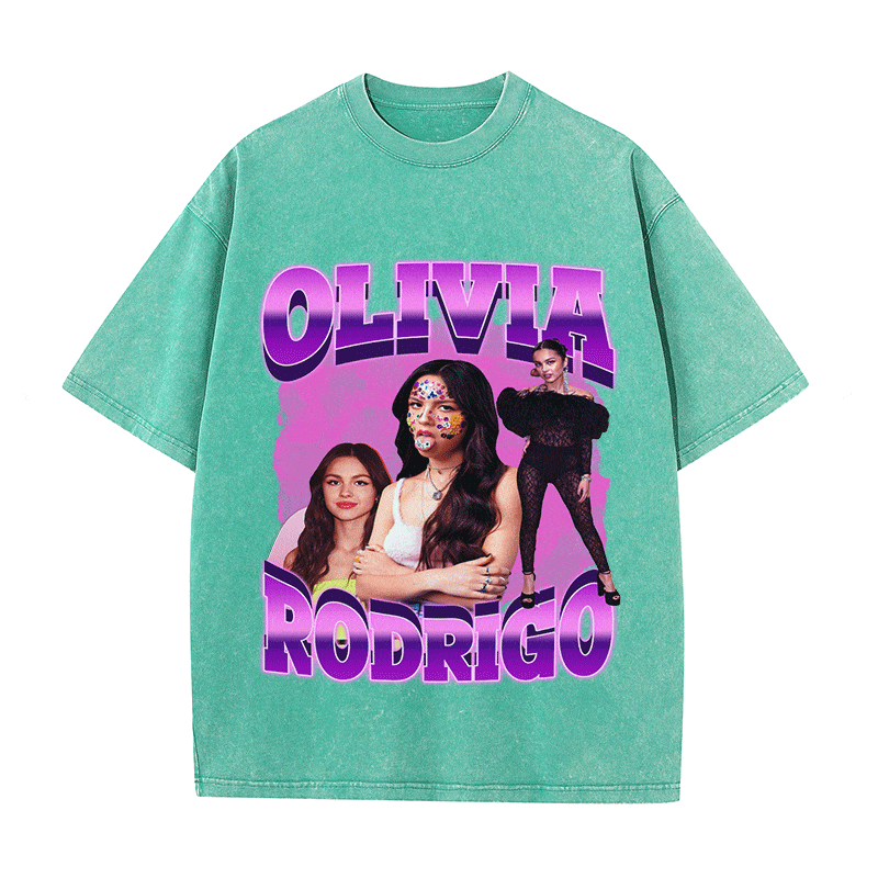 RDMCLOTHINGART tapestry hoodie OLIVIA HEAVY WEIGHT COTTON TEE-9134