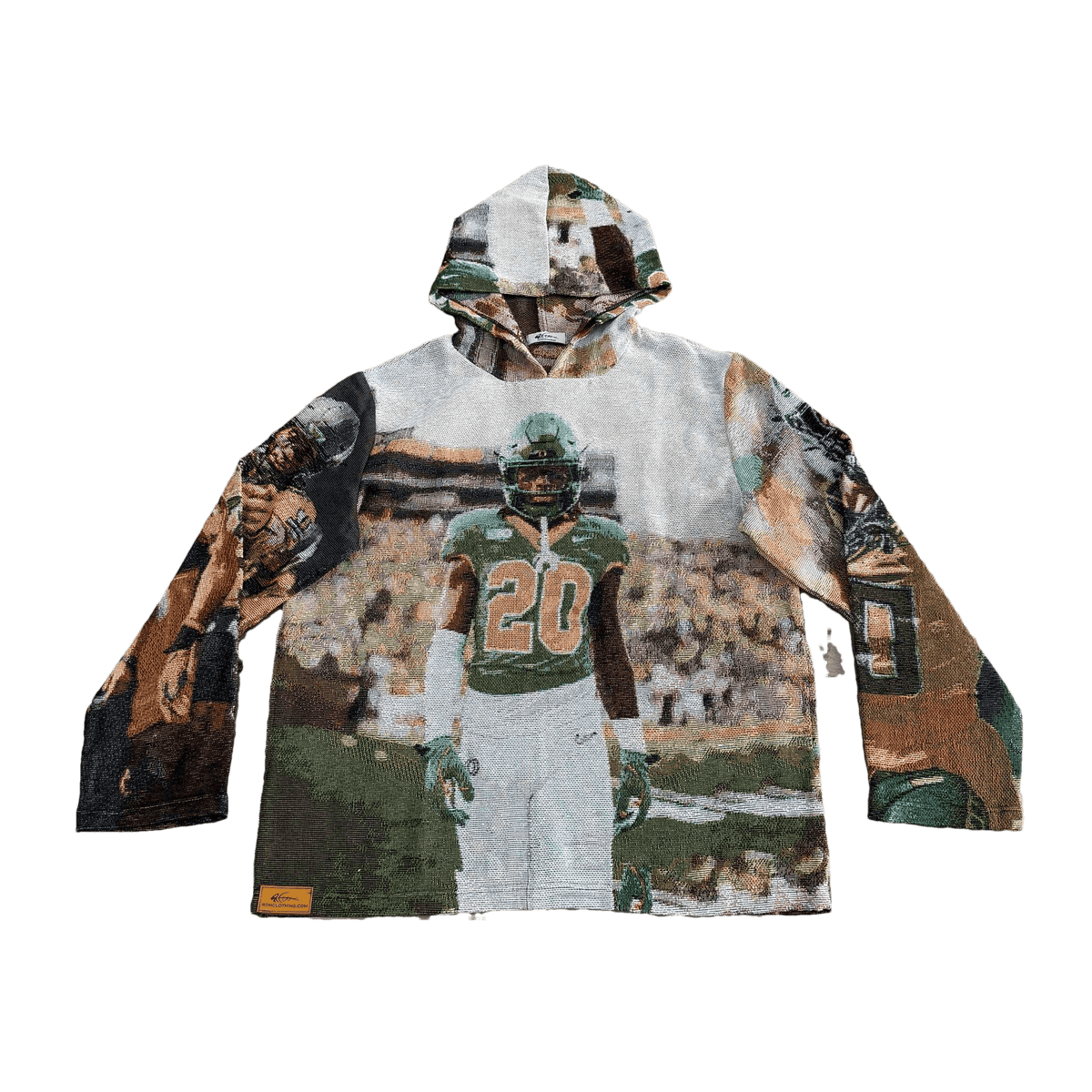 RDMCLOTHINGART tapestry hoodie OREGON TAPESTRY HOODIE