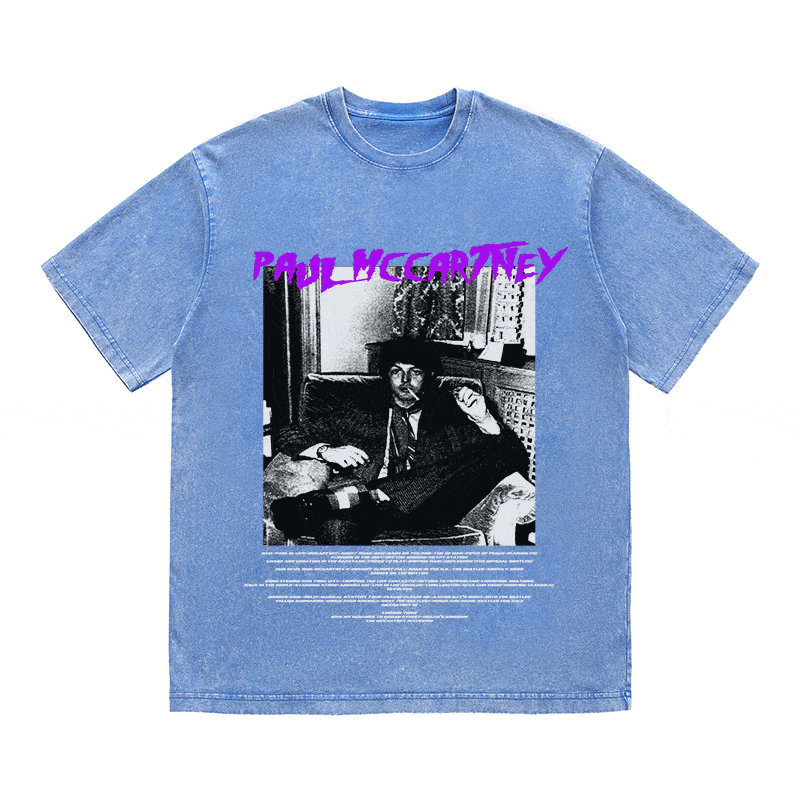 RDMCLOTHINGART tapestry hoodie PAUL MCCARTNEY HEAVY WEIGHT COTTON TEE-8944