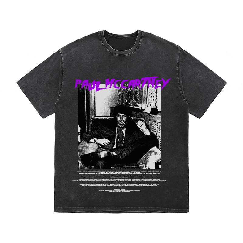 RDMCLOTHINGART tapestry hoodie PAUL MCCARTNEY HEAVY WEIGHT COTTON TEE-8944