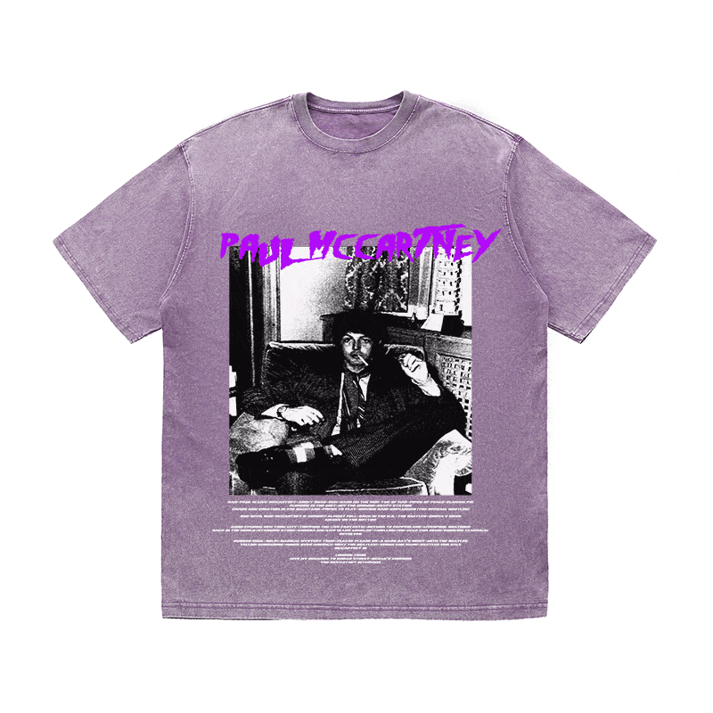 RDMCLOTHINGART tapestry hoodie PAUL MCCARTNEY HEAVY WEIGHT COTTON TEE-8944