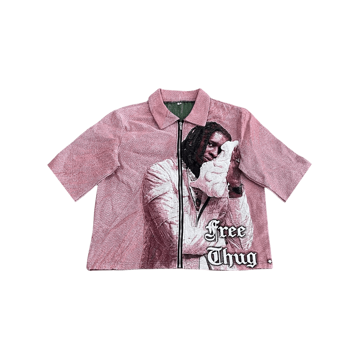 RDMCLOTHINGART tapestry hoodie PINK YSL  TAPESTRY TEE