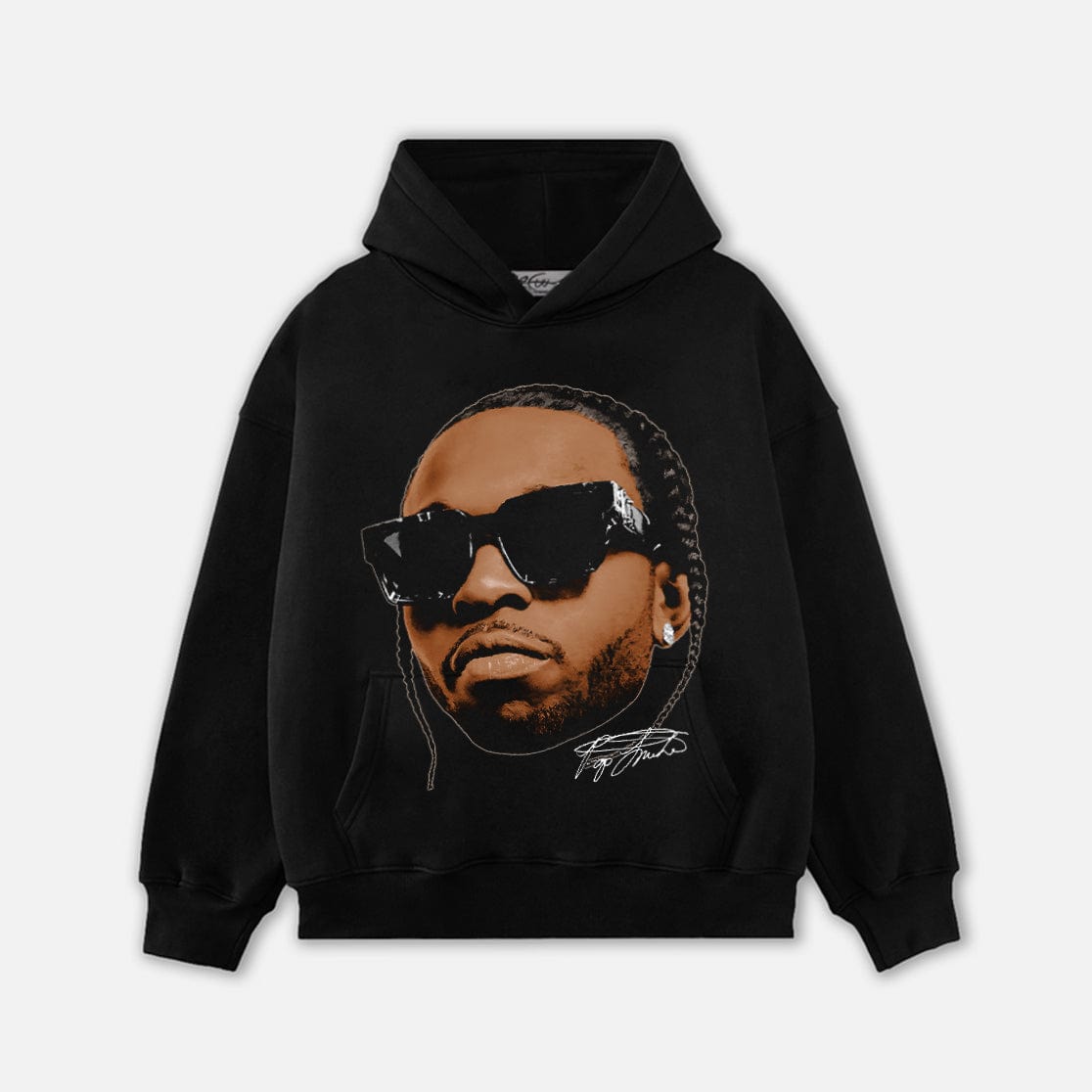 POPSMOKE HEAD HOODIE-1074 - RDMCLOTHINGART