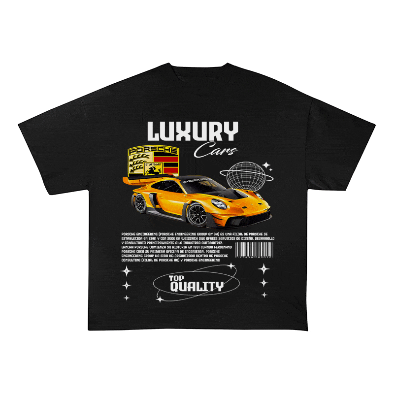 RDMCLOTHINGART tapestry hoodie PORSHE HEAVY WEIGHT COTTON TEE-9110