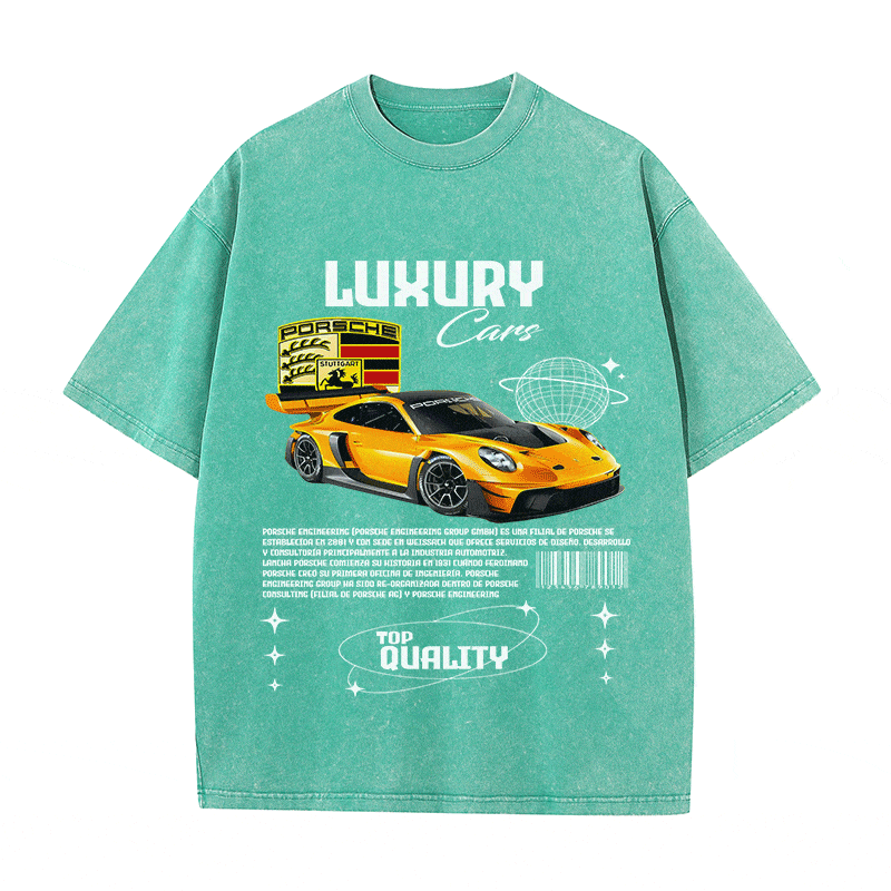 RDMCLOTHINGART tapestry hoodie PORSHE HEAVY WEIGHT COTTON TEE-9110