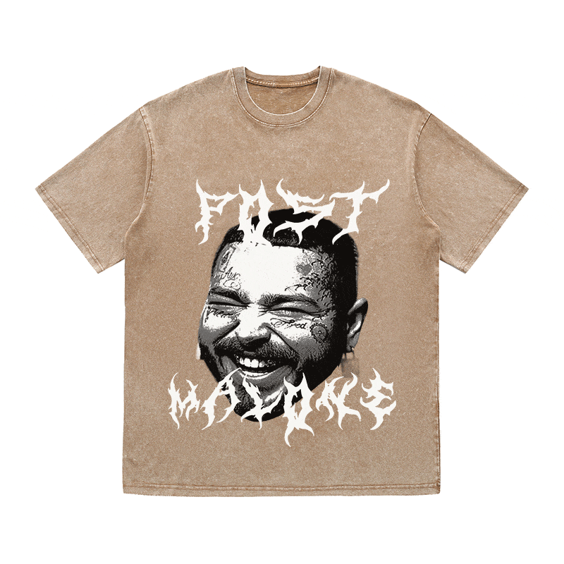 RDMCLOTHINGART tapestry hoodie POST MALONE HEAVY WEIGHT COTTON TEE-8891