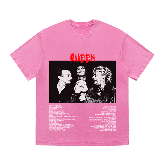 RDMCLOTHINGART tapestry hoodie QUEEN HEAVY WEIGHT COTTON TEE-8916