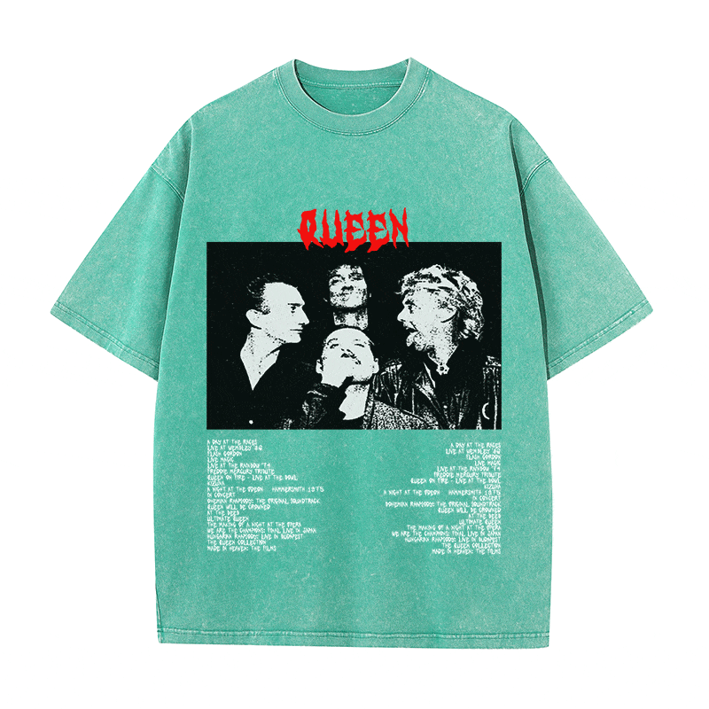 RDMCLOTHINGART tapestry hoodie QUEEN HEAVY WEIGHT COTTON TEE-8916