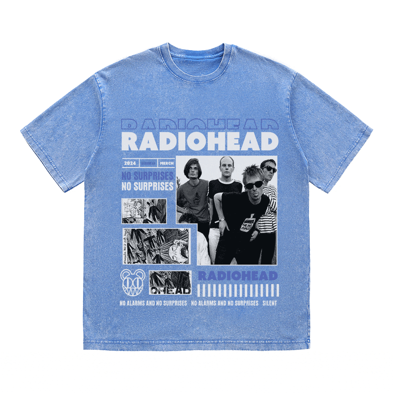 RDMCLOTHINGART tapestry hoodie RADIOHEAD HEAVY WEIGHT COTTON TEE-9017