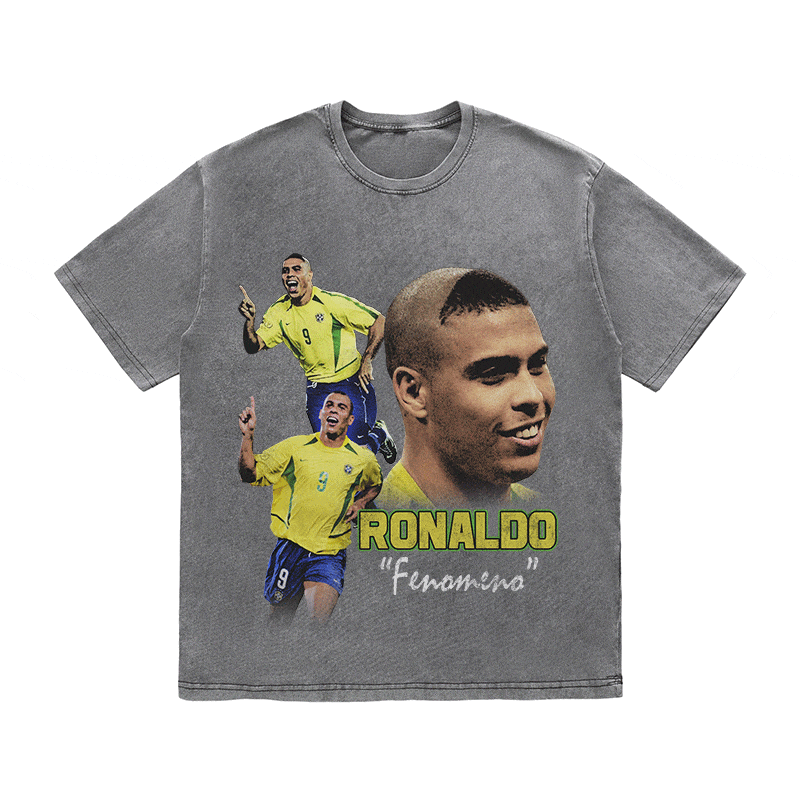 RDMCLOTHINGART tapestry hoodie RONALDO 2 HEAVY WEIGHT COTTON TEE-8979