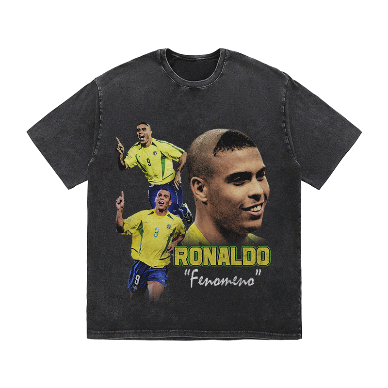 RDMCLOTHINGART tapestry hoodie RONALDO 2 HEAVY WEIGHT COTTON TEE-8979