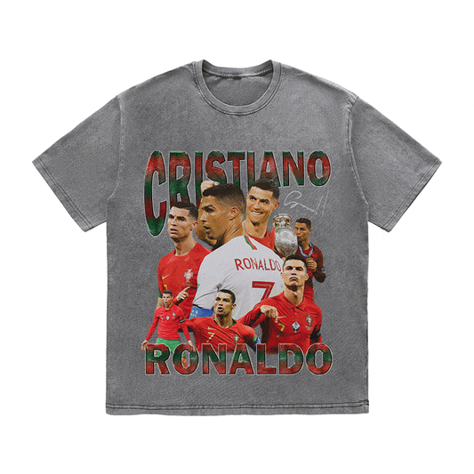 RDMCLOTHINGART tapestry hoodie RONALDO 3 HEAVY WEIGHT COTTON TEE-8980