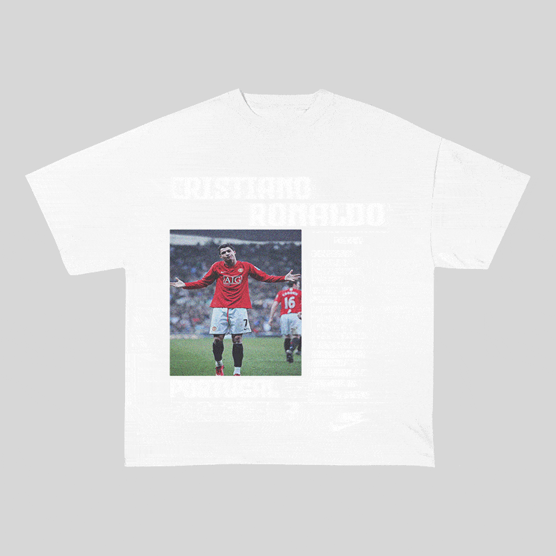 RDMCLOTHINGART tapestry hoodie RONALDO HEAVY WEIGHT COTTON TEE-8827