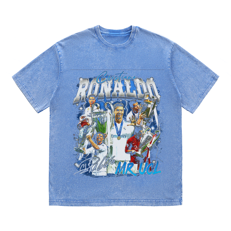 RDMCLOTHINGART tapestry hoodie RONALDO HEAVY WEIGHT COTTON TEE-8981