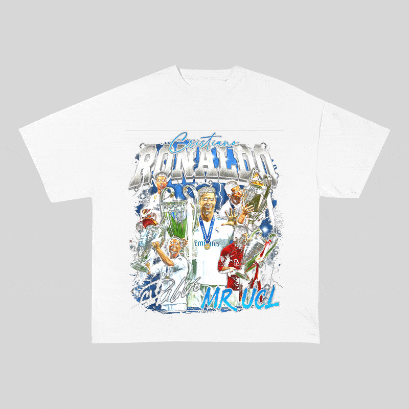 RDMCLOTHINGART tapestry hoodie RONALDO HEAVY WEIGHT COTTON TEE-8981