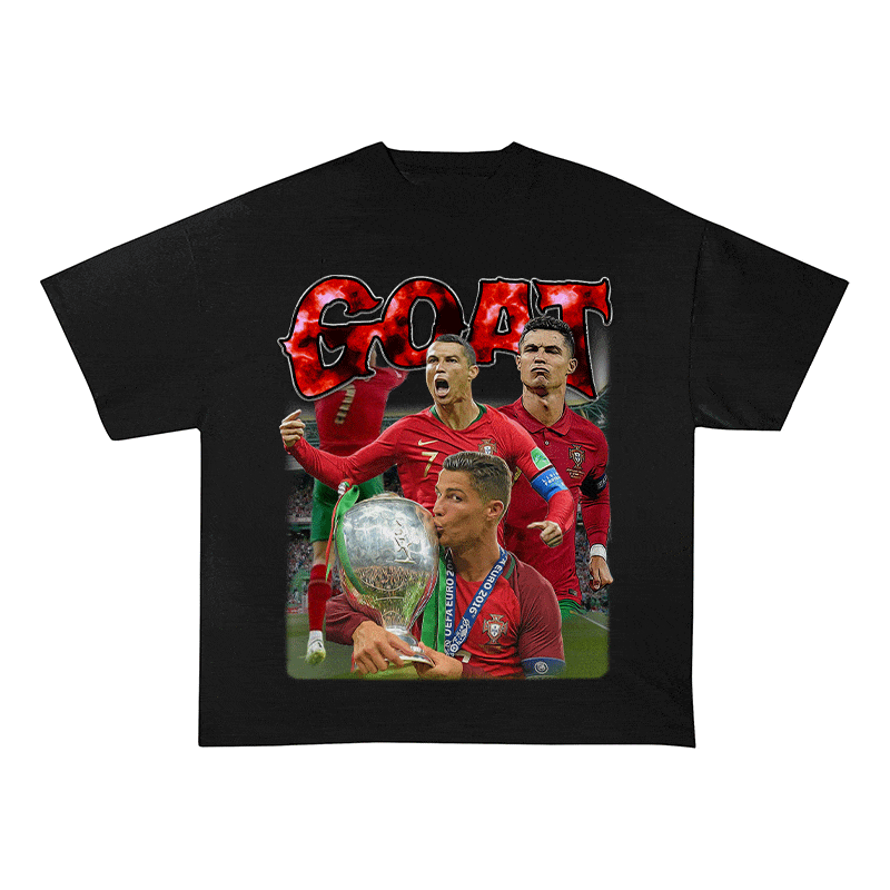 RDMCLOTHINGART tapestry hoodie RONALDO HEAVY WEIGHT COTTON TEE-9173