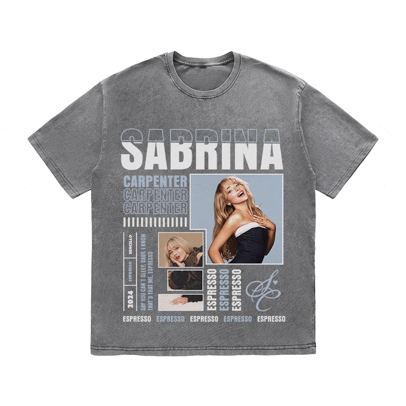 RDMCLOTHINGART tapestry hoodie SABRINA CARPENTER HEAVY WEIGHT COTTON TEE-9019