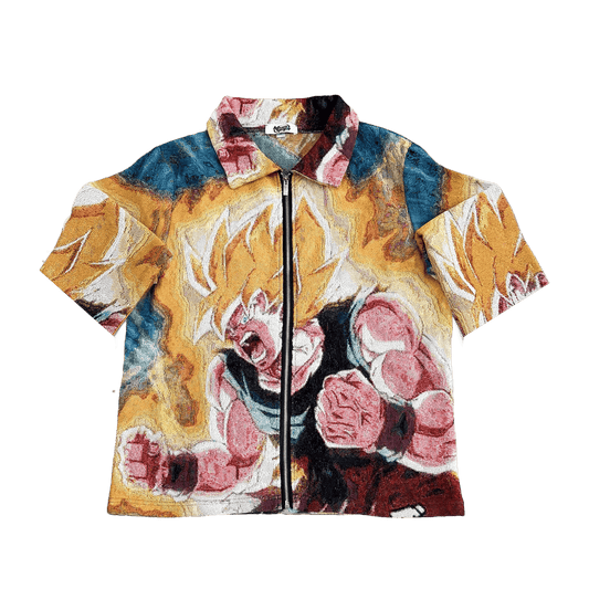 RDMCLOTHINGART tapestry hoodie SAIYAN TAPESTRY TEE