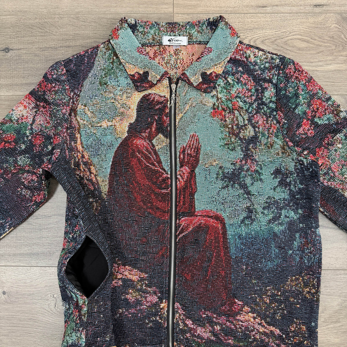 RDMCLOTHINGART tapestry hoodie SAVIOR IN THE SAKURA TAPESTRY JACKET