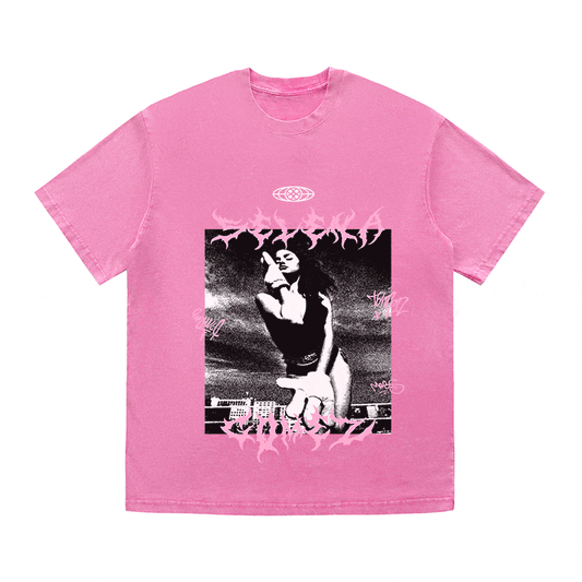 RDMCLOTHINGART tapestry hoodie SELENA GOMEZ HEAVY WEIGHT COTTON TEE-8945