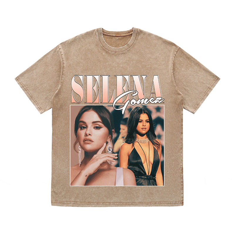 RDMCLOTHINGART tapestry hoodie SELENA HEAVY WEIGHT COTTON TEE-8869