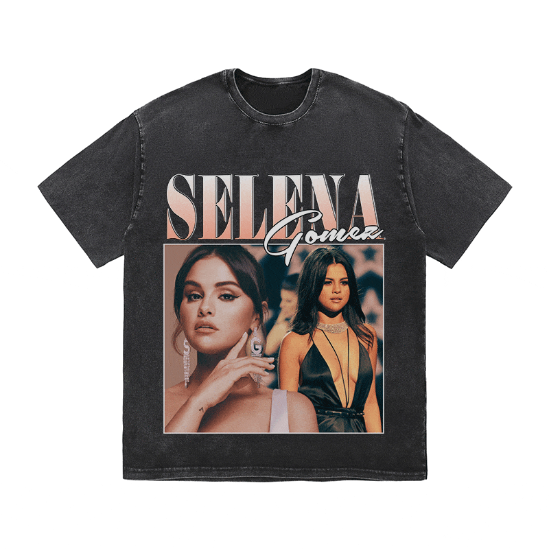 RDMCLOTHINGART tapestry hoodie SELENA HEAVY WEIGHT COTTON TEE-8869