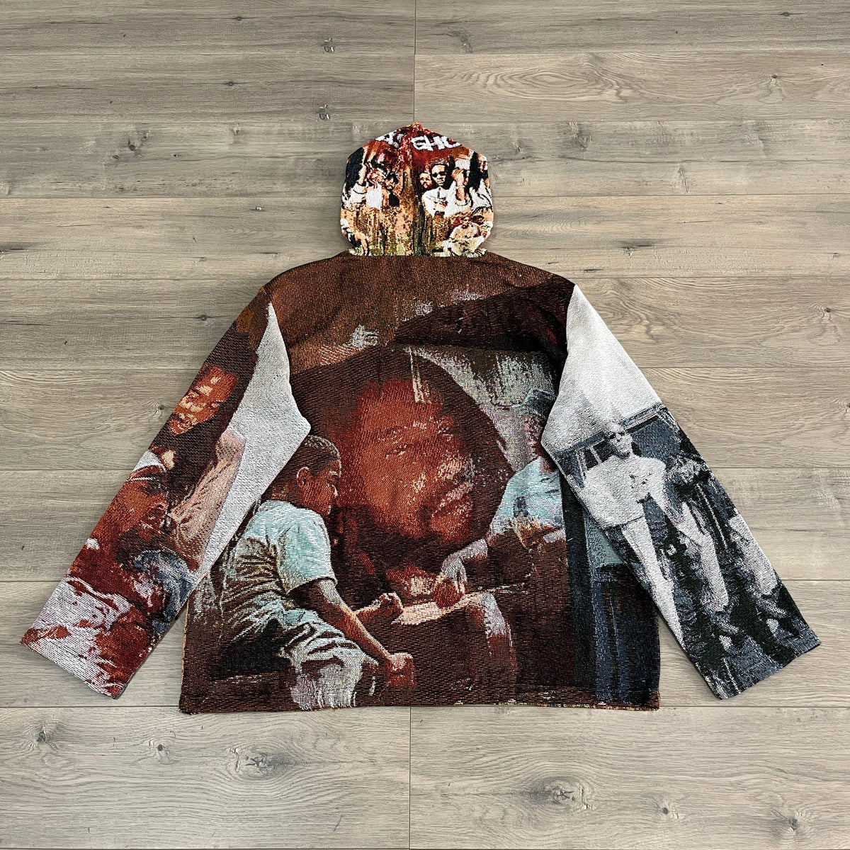 RDMCLOTHINGART tapestry hoodie SHOTTAS TAPESTRY HOODIE