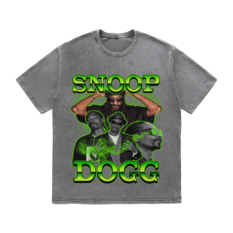 RDMCLOTHINGART tapestry hoodie SNOOP DOGG HEAVY WEIGHT COTTON TEE-9136