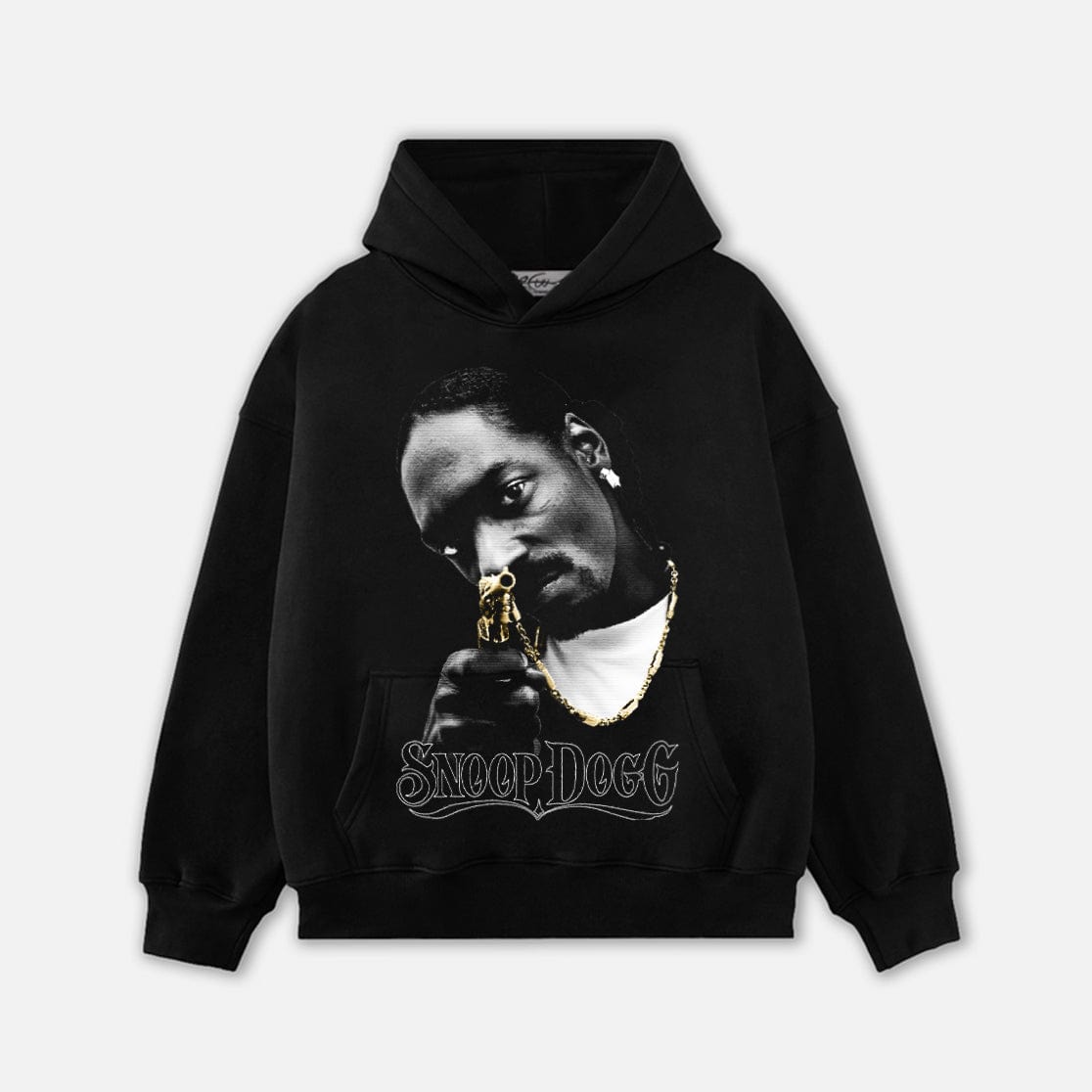 SNOOPDOGG HEAD HOODIE-1070 - RDMCLOTHINGART