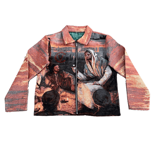 RDMCLOTHINGART tapestry hoodie SUNSET TAPESTRY JACKET