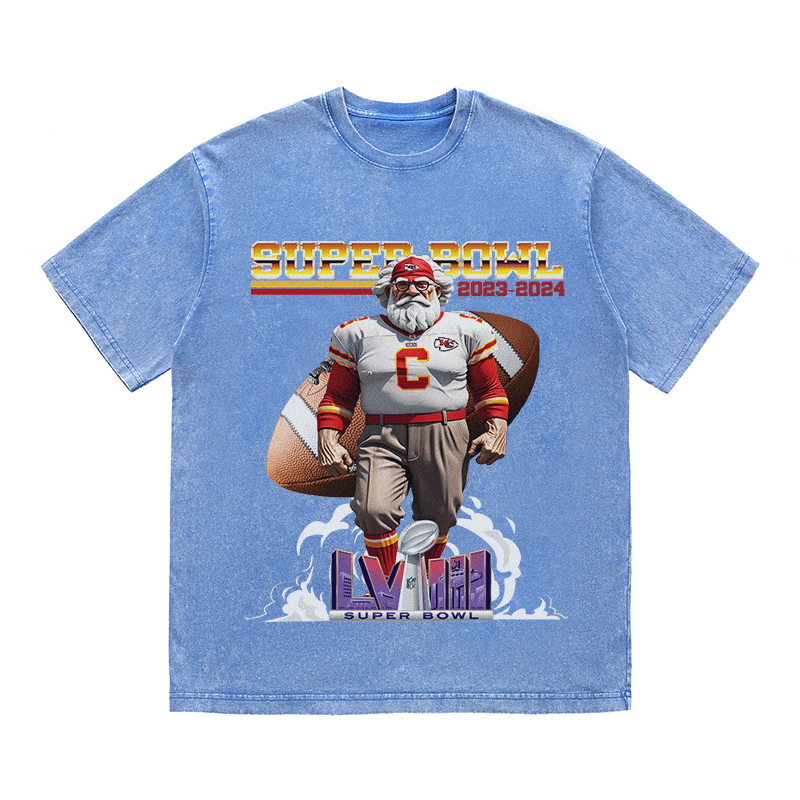 RDMCLOTHINGART tapestry hoodie SUPERBOWL 4 KC HEAVY WEIGHT COTTON TEE-9192