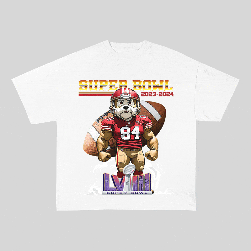 RDMCLOTHINGART tapestry hoodie SUPERBOWL 4 SF HEAVY WEIGHT COTTON TEE-9193