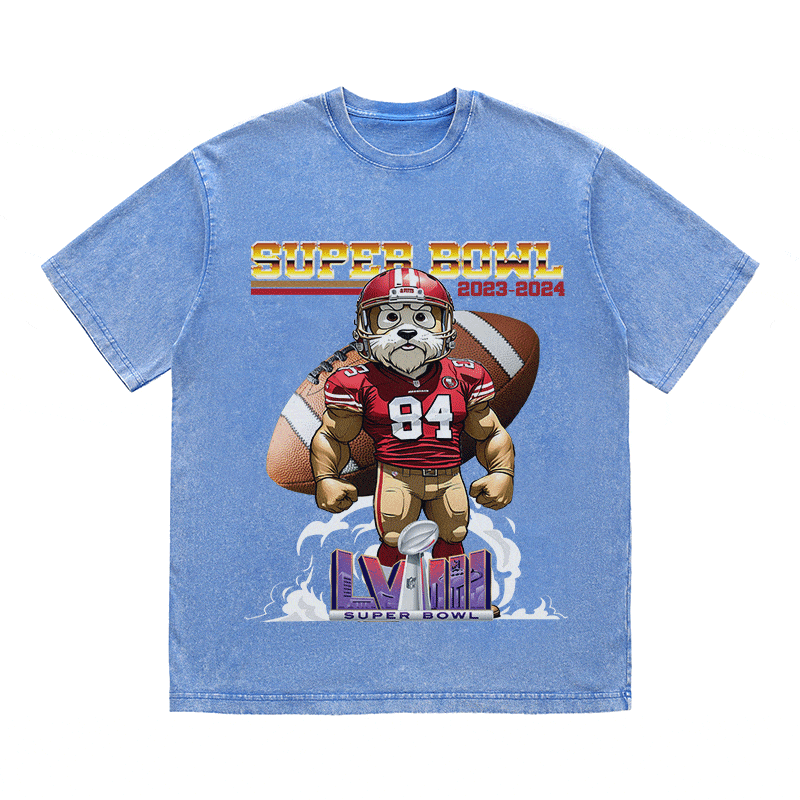 RDMCLOTHINGART tapestry hoodie SUPERBOWL 4 SF HEAVY WEIGHT COTTON TEE-9193