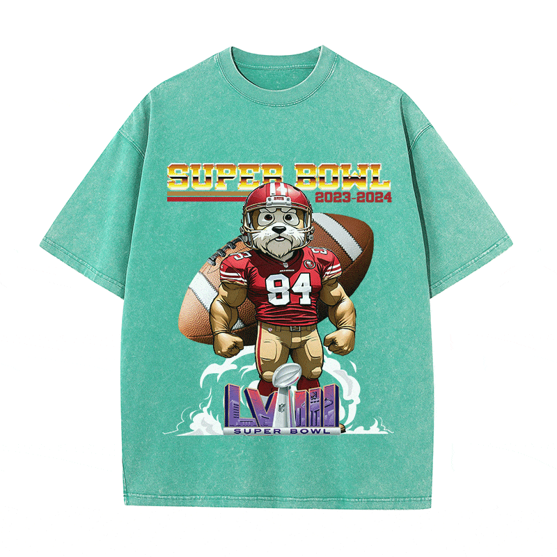 RDMCLOTHINGART tapestry hoodie SUPERBOWL 4 SF HEAVY WEIGHT COTTON TEE-9193