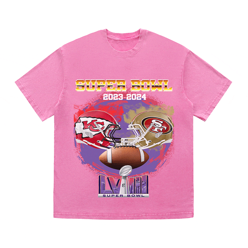 RDMCLOTHINGART tapestry hoodie SUPERBOWL HEAVY WEIGHT COTTON TEE-9195