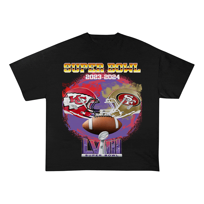 RDMCLOTHINGART tapestry hoodie SUPERBOWL HEAVY WEIGHT COTTON TEE-9195
