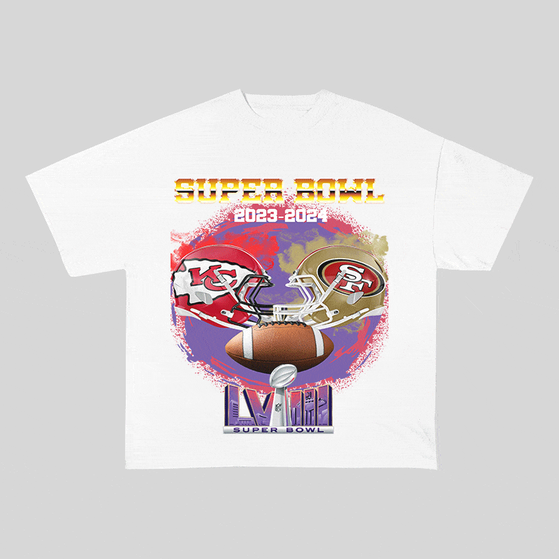 RDMCLOTHINGART tapestry hoodie SUPERBOWL HEAVY WEIGHT COTTON TEE-9195